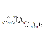 3-[[4-[4-(Boc-amino)-1-piperidyl]phenyl]amino]piperidine-2,6-dione