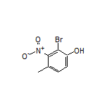 2-Bromo-4-methyl-3-nitrophenol