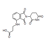 3-[[2-(2,6-Dioxopiperidin-3-yl)-1,3-dioxoisoindolin-4-yl]amino]propanoic Acid