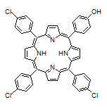 4-[10,15,20-Tris(4-chlorophenyl)porphyrin-5-yl]phenol