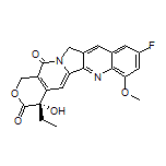 (S)-4-Ethyl-9-fluoro-4-hydroxy-7-methoxy-1H-pyrano[3’,4’:6,7]indolizino[1,2-b]quinoline-3,14(4H,12H)-dione