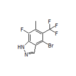 4-Bromo-7-fluoro-6-methyl-5-(trifluoromethyl)-1H-indazole