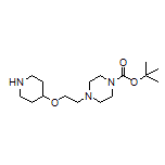 1-Boc-4-[2-(4-piperidyloxy)ethyl]piperazine