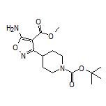 Methyl 5-Amino-3-(1-Boc-4-piperidyl)isoxazole-4-carboxylate