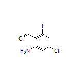 2-Amino-4-chloro-6-iodobenzaldehyde