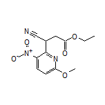 Ethyl 3-Cyano-3-(6-methoxy-3-nitro-2-pyridyl)propanoate