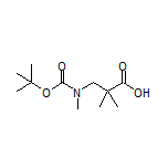 3-[Boc-(methyl)amino]-2,2-dimethylpropanoic Acid