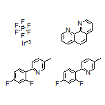 (1,10-Phenanthroline-κN1,κN10)bis[3,5-difluoro-2-(5-methyl-2-pyridinyl-κN)phenyl-κC]Iridium Hexafluorophosphate