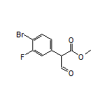 Methyl 2-(4-Bromo-3-fluorophenyl)-3-oxopropanoate