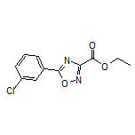 Ethyl 5-(3-Chlorophenyl)-1,2,4-oxadiazole-3-carboxylate