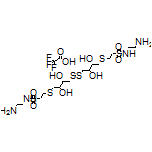 2,2’-[[Disulfanediylbis(2,3-dihydroxybutane-4,1-diyl)]bis(sulfanediyl)]bis[N-(2-aminoethyl)ethanesulfonamide] Trifluoroacetate