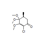 (S)-2-Chloro-3,4,4-trimethoxy-5-methyl-2-cyclohexenone