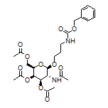 [3-[[3,4,6-Tri-O-acetyl-2-(acetamido)-2-deoxy-beta-D-galactopyranosyl]oxy]propyl]carbamic Acid Benzyl Ester