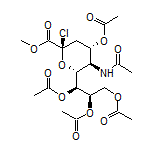 (1S,2R)-1-[(2R,3R,4S,6R)-3-Acetamido-4-acetoxy-6-chloro-6-(methoxycarbonyl)tetrahydro-2H-pyran-2-yl]propane-1,2,3-triyl Triacetate