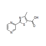 4-Methyl-2-(2-pyrazinyl)thiazole-5-carboxylic Acid