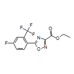 Ethyl 5-[4-Fluoro-2-(trifluoromethyl)phenyl]-1,2,4-oxadiazole-3-carboxylate