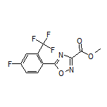 Methyl 5-[4-Fluoro-2-(trifluoromethyl)phenyl]-1,2,4-oxadiazole-3-carboxylate