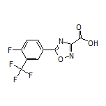 5-[4-Fluoro-3-(trifluoromethyl)phenyl]-1,2,4-oxadiazole-3-carboxylic Acid