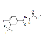 Methyl 5-[4-Fluoro-3-(trifluoromethyl)phenyl]-1,2,4-oxadiazole-3-carboxylate