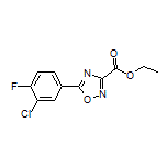 Ethyl 5-(3-Chloro-4-fluorophenyl)-1,2,4-oxadiazole-3-carboxylate