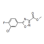 Methyl 5-(3-Chloro-4-fluorophenyl)-1,2,4-oxadiazole-3-carboxylate