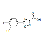 5-(3-Chloro-4-fluorophenyl)-1,2,4-oxadiazole-3-carboxylic Acid