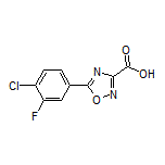 5-(4-Chloro-3-fluorophenyl)-1,2,4-oxadiazole-3-carboxylic Acid