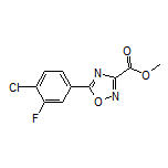 Methyl 5-(4-Chloro-3-fluorophenyl)-1,2,4-oxadiazole-3-carboxylate