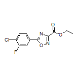 Ethyl 5-(4-Chloro-3-fluorophenyl)-1,2,4-oxadiazole-3-carboxylate