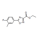 Ethyl 5-(4-Fluoro-3-methylphenyl)-1,2,4-oxadiazole-3-carboxylate