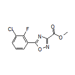 Methyl 5-(3-Chloro-2-fluorophenyl)-1,2,4-oxadiazole-3-carboxylate