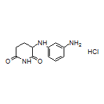 3-[(3-Aminophenyl)amino]piperidine-2,6-dione Hydrochloride