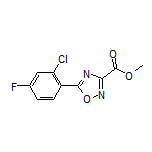 Methyl 5-(2-Chloro-4-fluorophenyl)-1,2,4-oxadiazole-3-carboxylate