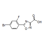 5-(4-Bromo-2-fluorophenyl)-1,2,4-oxadiazole-3-carboxylic Acid