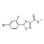 Methyl 5-(4-Bromo-2-fluorophenyl)-1,2,4-oxadiazole-3-carboxylate