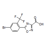 5-[4-Bromo-2-(trifluoromethyl)phenyl]-1,2,4-oxadiazole-3-carboxylic Acid