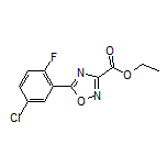 Ethyl 5-(5-Chloro-2-fluorophenyl)-1,2,4-oxadiazole-3-carboxylate