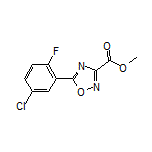 Methyl 5-(5-Chloro-2-fluorophenyl)-1,2,4-oxadiazole-3-carboxylate