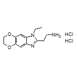 2-(1-Ethyl-6,7-dihydro-1H-[1,4]dioxino[2’,3’:4,5]benzo[1,2-d]imidazol-2-yl)ethanamine Dihydrochloride