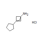 3-Cyclopentylbicyclo[1.1.1]pentan-1-amine Hydrochloride