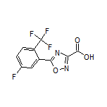 5-[5-Fluoro-2-(trifluoromethyl)phenyl]-1,2,4-oxadiazole-3-carboxylic Acid