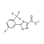 Methyl 5-[5-Fluoro-2-(trifluoromethyl)phenyl]-1,2,4-oxadiazole-3-carboxylate