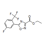 Ethyl 5-[5-Fluoro-2-(trifluoromethyl)phenyl]-1,2,4-oxadiazole-3-carboxylate