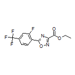 Ethyl 5-[2-Fluoro-4-(trifluoromethyl)phenyl]-1,2,4-oxadiazole-3-carboxylate