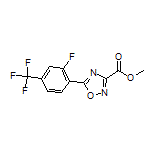 Methyl 5-[2-Fluoro-4-(trifluoromethyl)phenyl]-1,2,4-oxadiazole-3-carboxylate