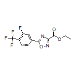 Ethyl 5-[3-Fluoro-4-(trifluoromethyl)phenyl]-1,2,4-oxadiazole-3-carboxylate