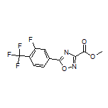 Methyl 5-[3-Fluoro-4-(trifluoromethyl)phenyl]-1,2,4-oxadiazole-3-carboxylate