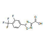 5-[3-Fluoro-4-(trifluoromethyl)phenyl]-1,2,4-oxadiazole-3-carboxylic Acid