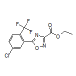 Ethyl 5-[5-Chloro-2-(trifluoromethyl)phenyl]-1,2,4-oxadiazole-3-carboxylate