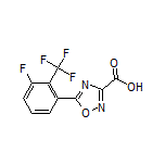 5-[3-Fluoro-2-(trifluoromethyl)phenyl]-1,2,4-oxadiazole-3-carboxylic Acid